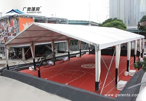 哪種造型的篷房適合作為籃球場館？